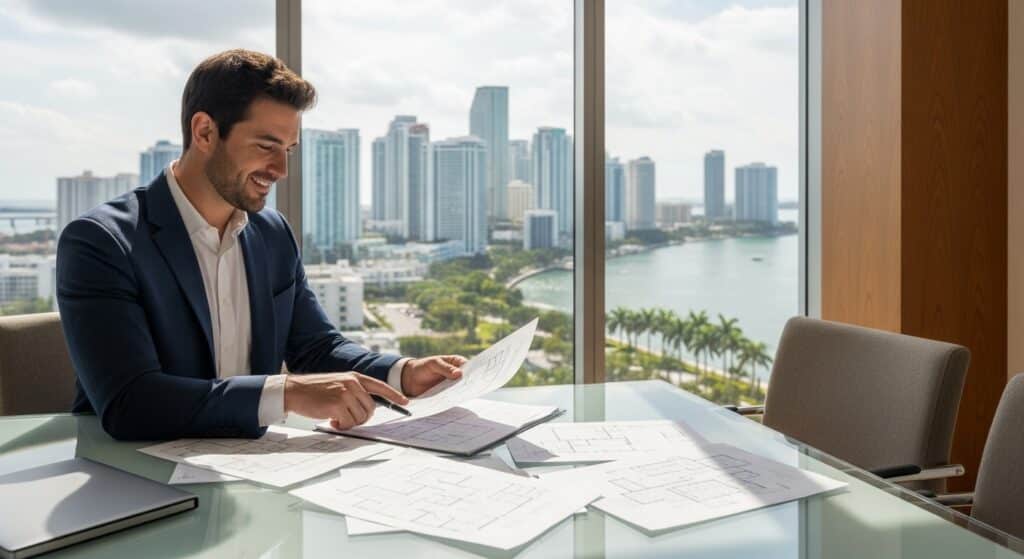 What is a commercial real estate broker advising investors on Florida commercial property acquisitions
